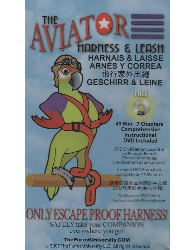 Aviator Harness & Leash XXLarge Chipper Parrots