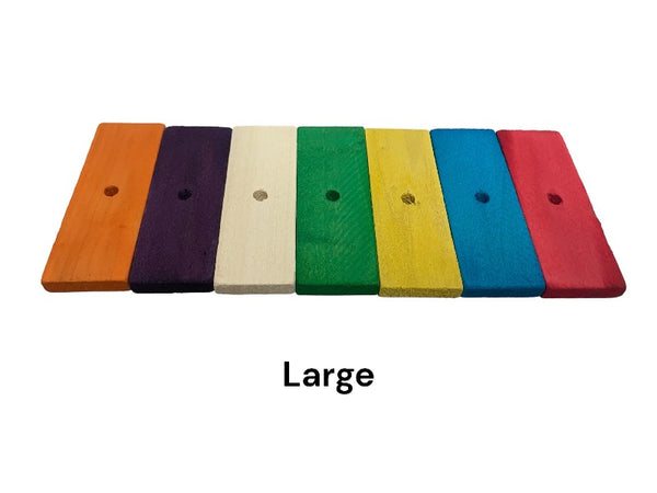 Rectangle Slats Wood Pine Rectangle Slats – Chipper Parrots