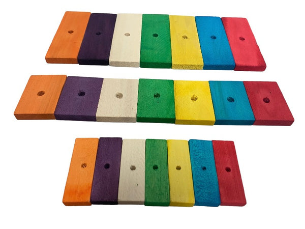 Rectangle Slats Wood Pine Rectangle Slats – Chipper Parrots