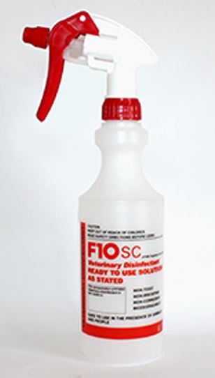 F10 Trigger Spray Bottle 500ml - Empty