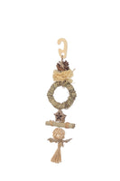 Bird toy with natural items