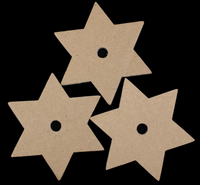 Cardboard Star Slices