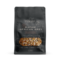 Forage Macaw, African Grey and Amazon Mix