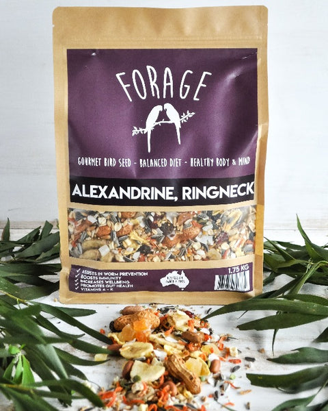 Forage Alexandrine and Ringneck Mix