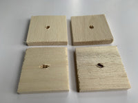 Balsa Squares for birds - natural bird chewing toys